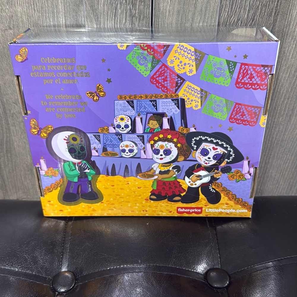 New Dia De Muertos Little People Collectible Doll Set Of 3 In Unopened Box - Picture 7 of 10
